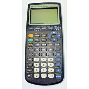 Texas Instruments TI 83 Plus Graphing Calculator School College No Cover Tested